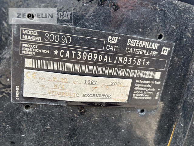 Cat 300.9D - حفارة مُصَّغرة: صورة 5 Cat 300.9D - حفارة مُصَّغرة: صورة 5