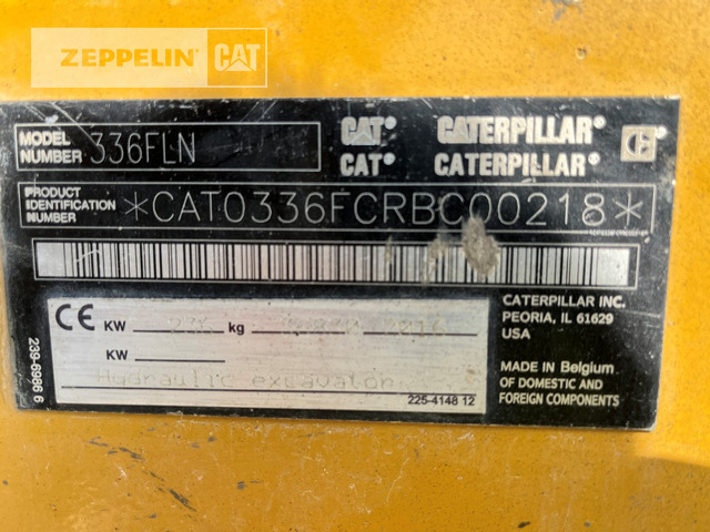 Cat 336FLN - حفار زحاف: صورة 2 Cat 336FLN - حفار زحاف: صورة 2