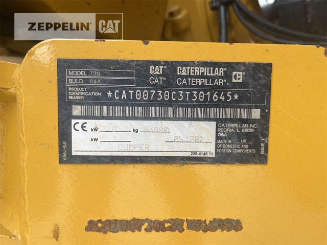 Cat 730-04A - شاحنة قلاب مفصلية: صورة 2 Cat 730-04A - شاحنة قلاب مفصلية: صورة 2