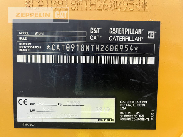 اللودر بعجل Cat 918M: صورة 26