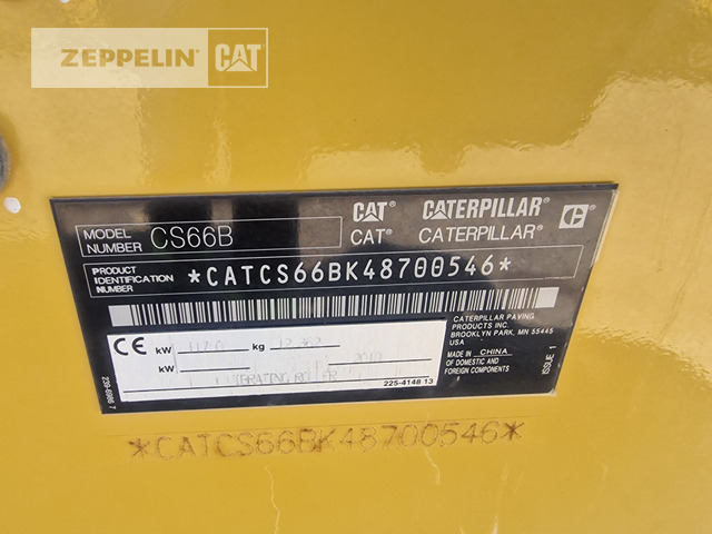 Cat CS66B - مدحلة ضاغطة: صورة 2 Cat CS66B - مدحلة ضاغطة: صورة 2