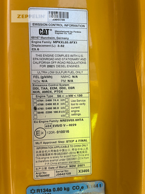 حفارة دولاب Cat M314-07A: صورة 18