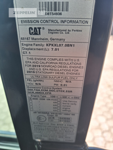 معالج النفايات Cat MH3022-06C: صورة 32