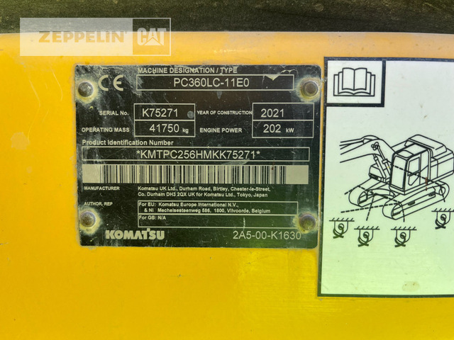 Komatsu PC360LC-11 - حفار هدم: صورة 2 Komatsu PC360LC-11 - حفار هدم: صورة 2