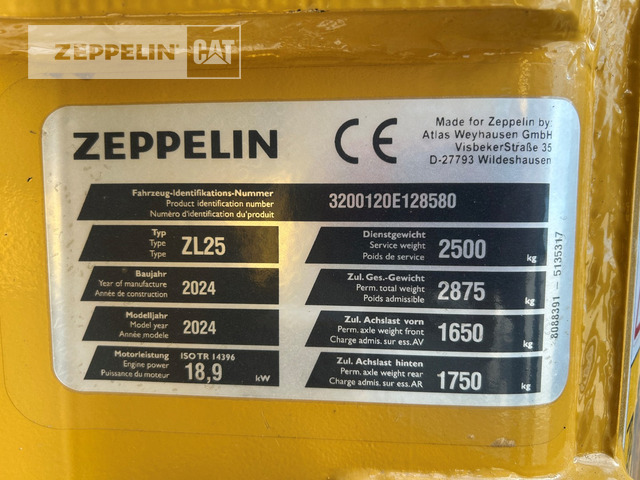 Zeppelin ZL25 - اللودر بعجل: صورة 5 Zeppelin ZL25 - اللودر بعجل: صورة 5