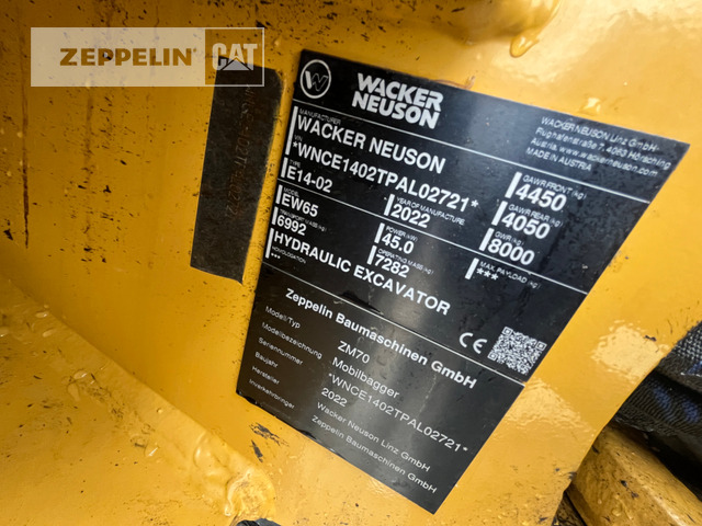 حفارة دولاب Zeppelin ZM70: صورة 17