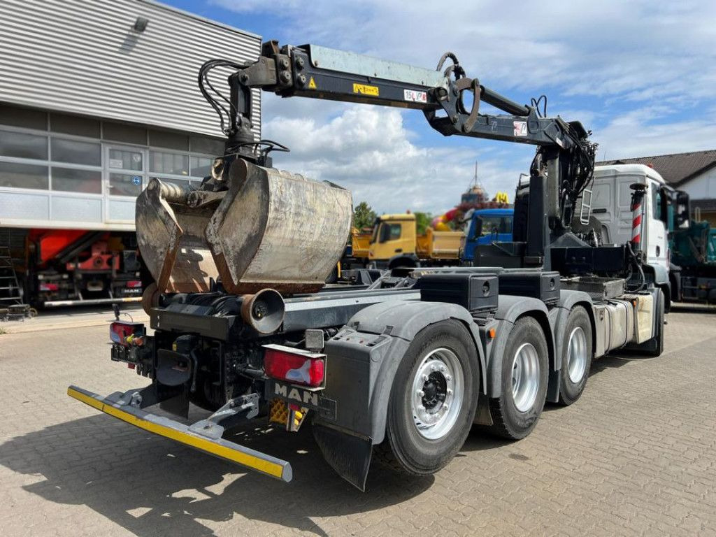 MAN TG-S 35.480 8x4 BL Abrollkipper mit Kran Penz-15 - شاحنة كرين: صورة 5 MAN TG-S 35.480 8x4 BL Abrollkipper mit Kran Penz-15 - شاحنة كرين: صورة 5