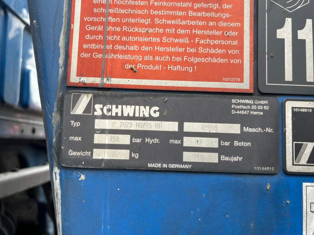 MERCEDES-BENZ Actros 2632 6x4 Betonpumpe Schwing 24m - مضخة خرسانة: صورة 2 MERCEDES-BENZ Actros 2632 6x4 Betonpumpe Schwing 24m - مضخة خرسانة: صورة 2