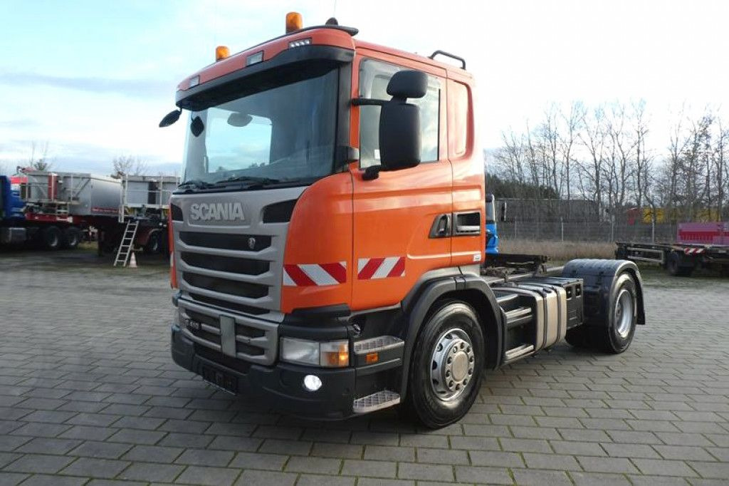 Scania G 410 4x2 SZM Kipphydraulik- AP ACHSEN- !! - وحدة جر: صورة 1 Scania G 410 4x2 SZM Kipphydraulik- AP ACHSEN- !! - وحدة جر: صورة 1