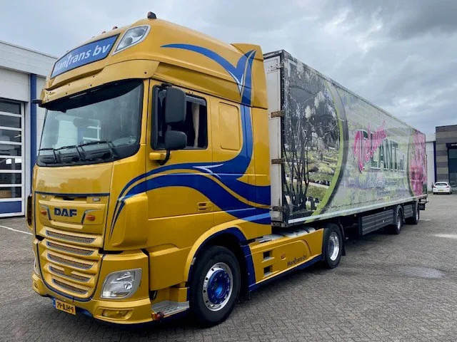 Vogelzang bloemen en planten oplegger 280 hoog deuren voor en achter, laadklep achter - نصف مقطورة صندوق مغلق: صورة 3 Vogelzang bloemen en planten oplegger 280 hoog deuren voor en achter, laadklep achter - نصف مقطورة صندوق مغلق: صورة 3