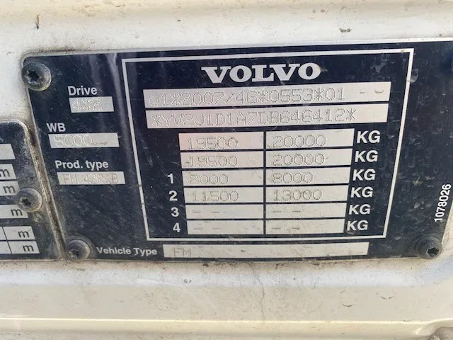 شاحنة الفريزر Volvo FM 330 2 temp koelvriesbak , 760 lang, 2 comp, carrier koeler, D"hollandia klep: صورة 10