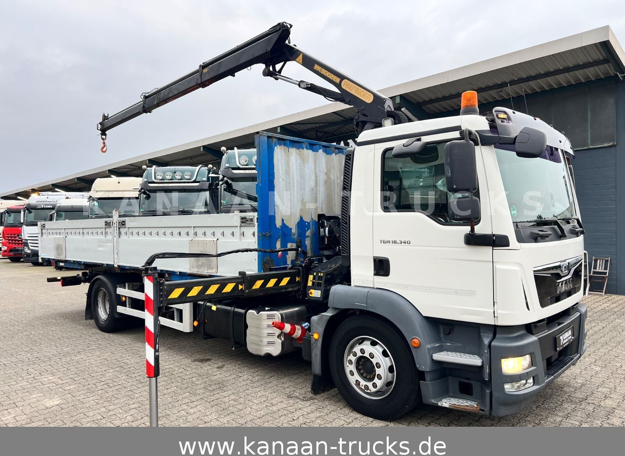 MAN TGM 18.340 LL BDF PK9002 Pritsche EURO6 - شاحنة كرين: صورة 1 MAN TGM 18.340 LL BDF PK9002 Pritsche EURO6 - شاحنة كرين: صورة 1