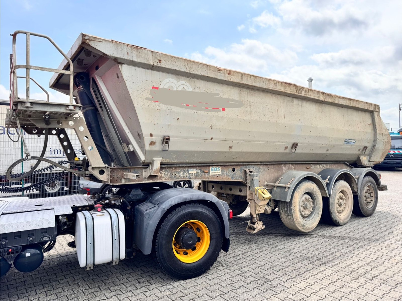 Menci SA700R Kipper Mulde 27m³ Lift Stahl 3 Stück - قلابة نصف مقطورة نصف مقطورة قلابة: صورة 3 Menci SA700R Kipper Mulde 27m³ Lift Stahl 3 Stück - قلابة نصف مقطورة نصف مقطورة قلابة: صورة 3