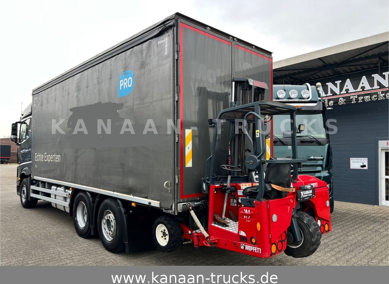 Mercedes-Benz 2548 Actros 6x2 Pritsche Moffet Mitnahme stapler - شاحنة كرين: صورة 4 Mercedes-Benz 2548 Actros 6x2 Pritsche Moffet Mitnahme stapler - شاحنة كرين: صورة 4