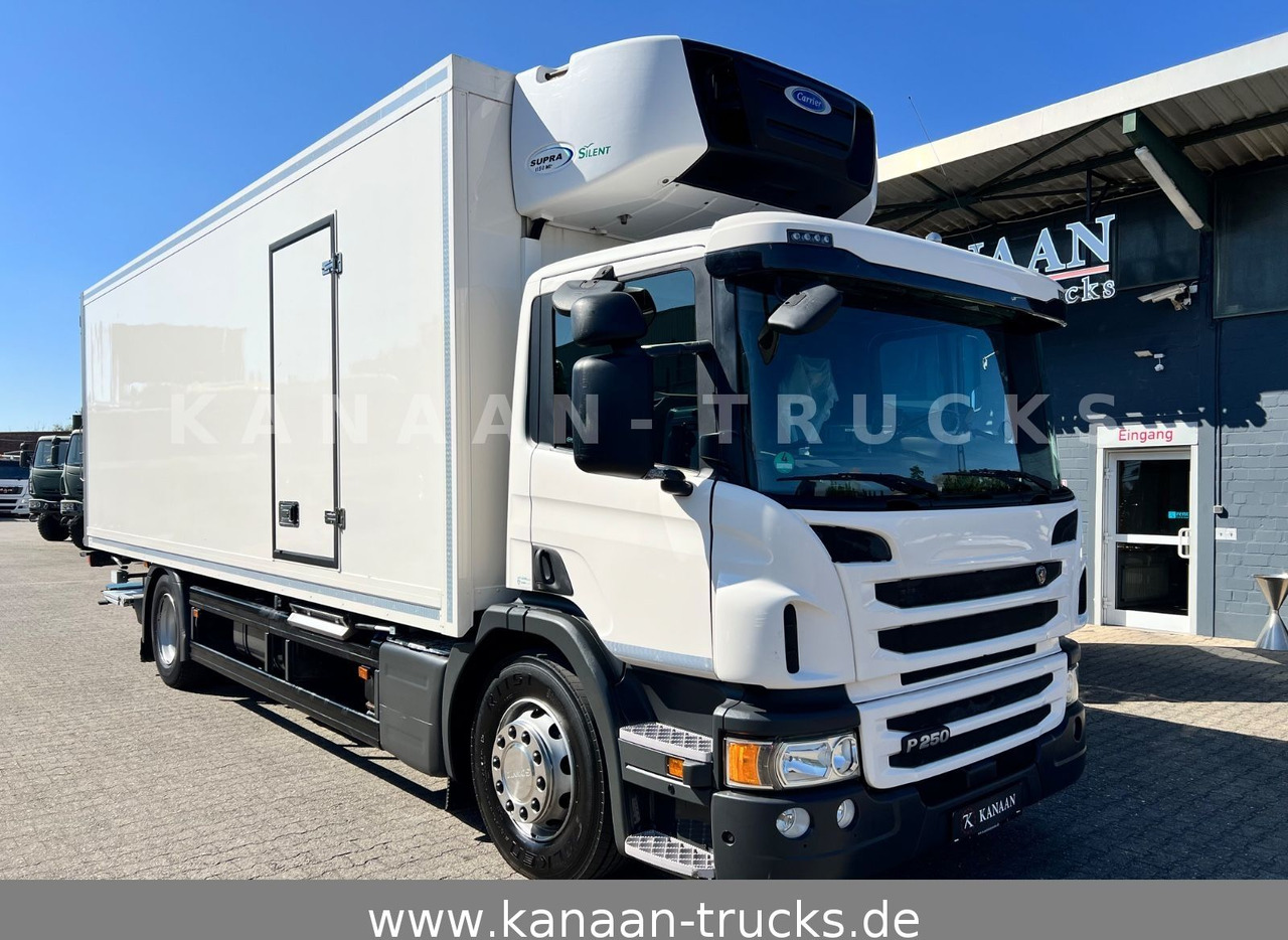 Scania P250 Kühlkoffer Carrier Supra1150 Silent LBW E6 - شاحنة الفريزر: صورة 1 Scania P250 Kühlkoffer Carrier Supra1150 Silent LBW E6 - شاحنة الفريزر: صورة 1