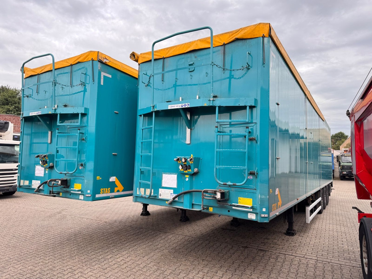 Stas S 300 ZX Walkingfloor Schubboden 2 x Vorhanden - نصف مقطورة مباشرة: صورة 3 Stas S 300 ZX Walkingfloor Schubboden 2 x Vorhanden - نصف مقطورة مباشرة: صورة 3