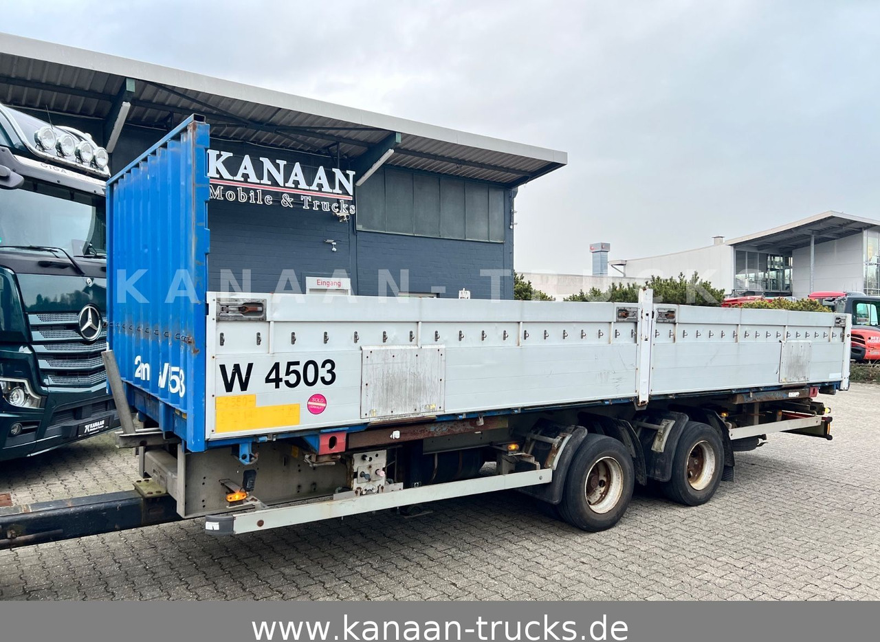 Wecon AWZ 218 LZ Tandem BDF Pritsche - مقطورة نقل الحاويات: صورة 1 Wecon AWZ 218 LZ Tandem BDF Pritsche - مقطورة نقل الحاويات: صورة 1